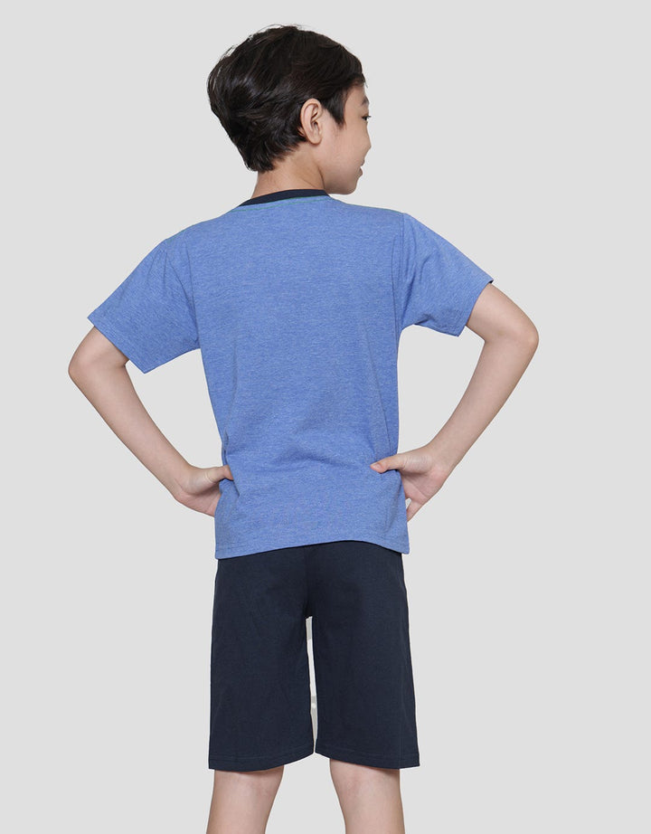 Little M Trex Mission Baju Set Anak Laki-Laki