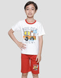 Little M Builder Baju Set Set Anak Laki-Laki