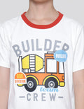 Little M Builder Baju Set Set Anak Laki-Laki