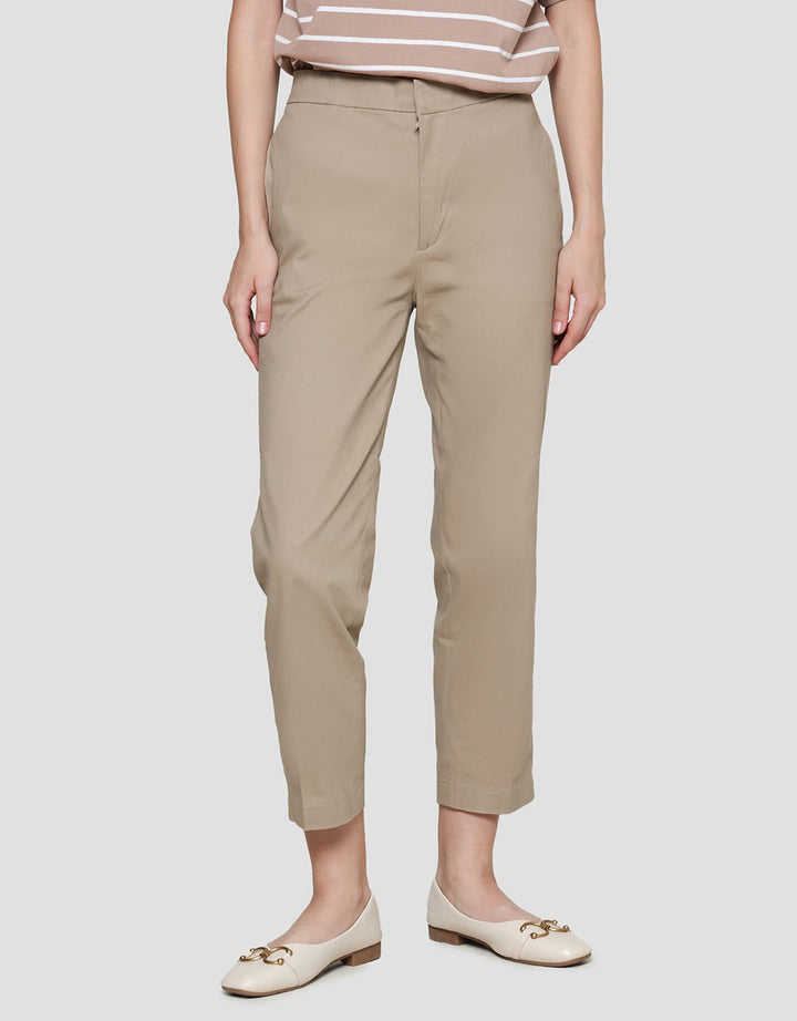 St. Yves Chinos Trousers Plain Look Women's Long Pants