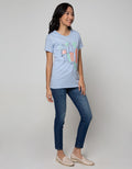 T Zone Kaos Print Cartoon