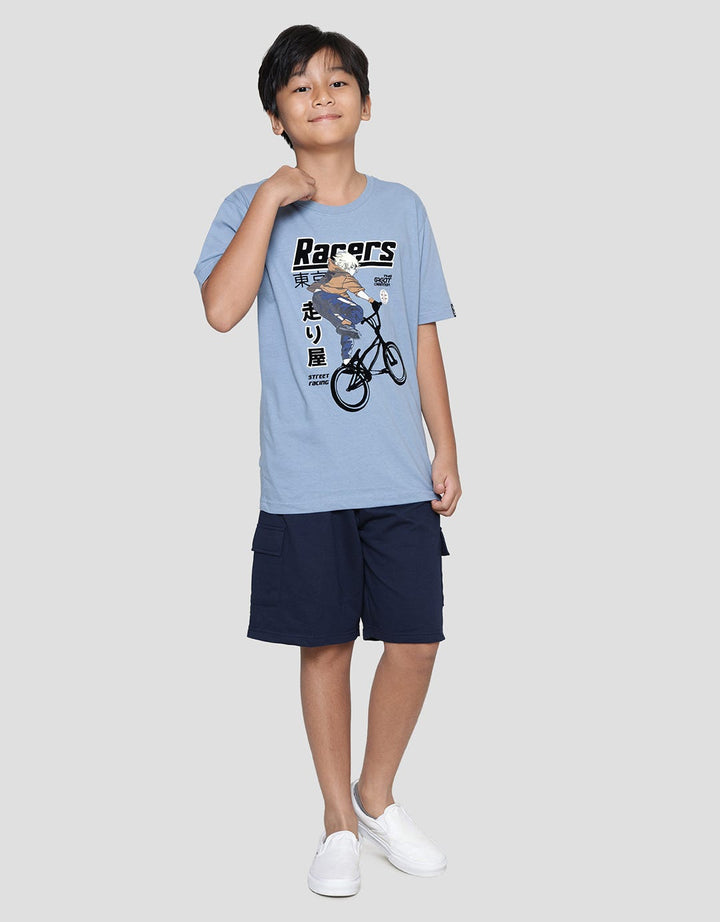 Aero Racer Flocking Kaos Anak Laki-Laki