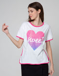 T Zone Short Sleeve Wording Regular Boxy Girly
