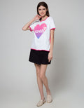 T Zone Short Sleeve Wording Regular Boxy Girly