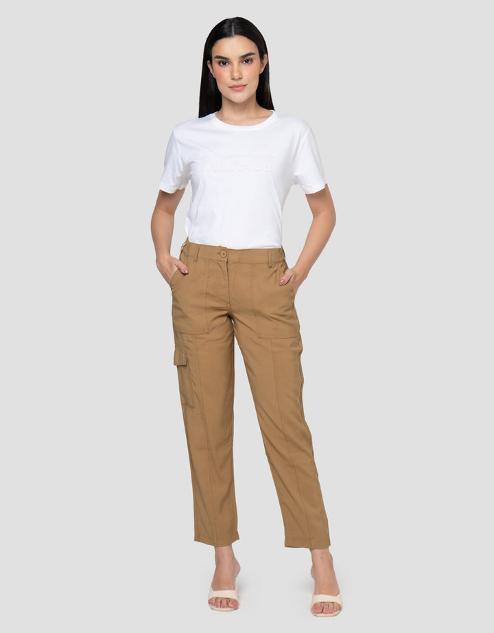 Cardinal Femme Fashion Double Pocket Celana Wanita