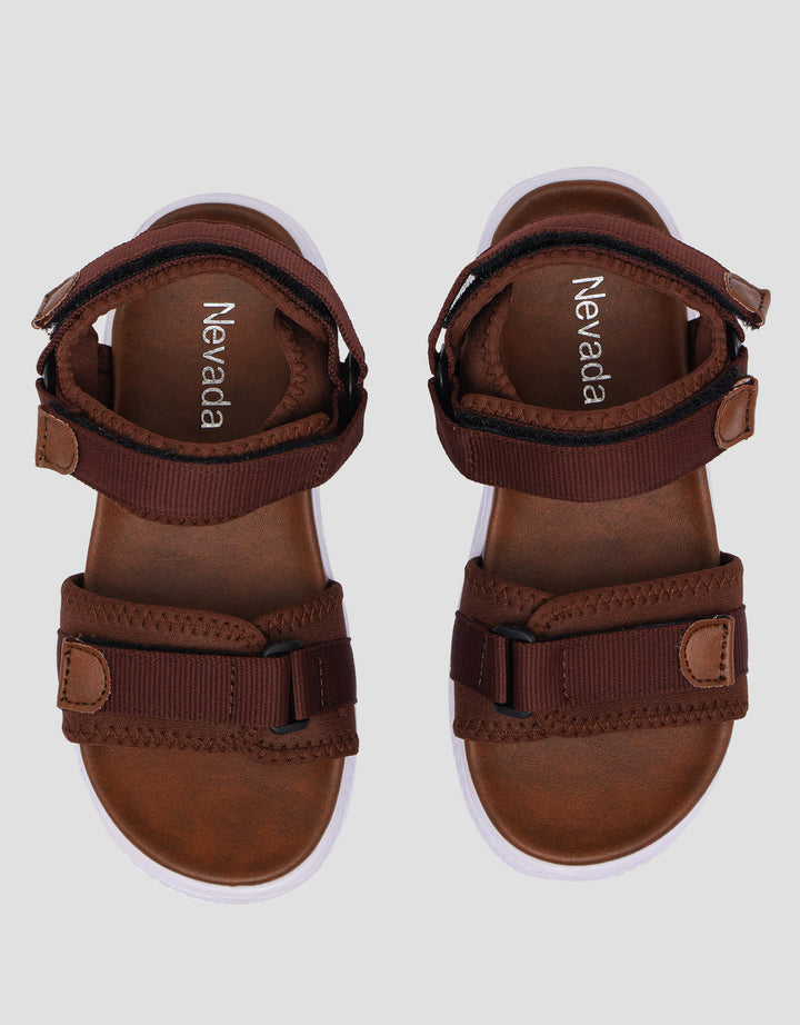 Nevada Multi Strap Slip On Boys Sandals
