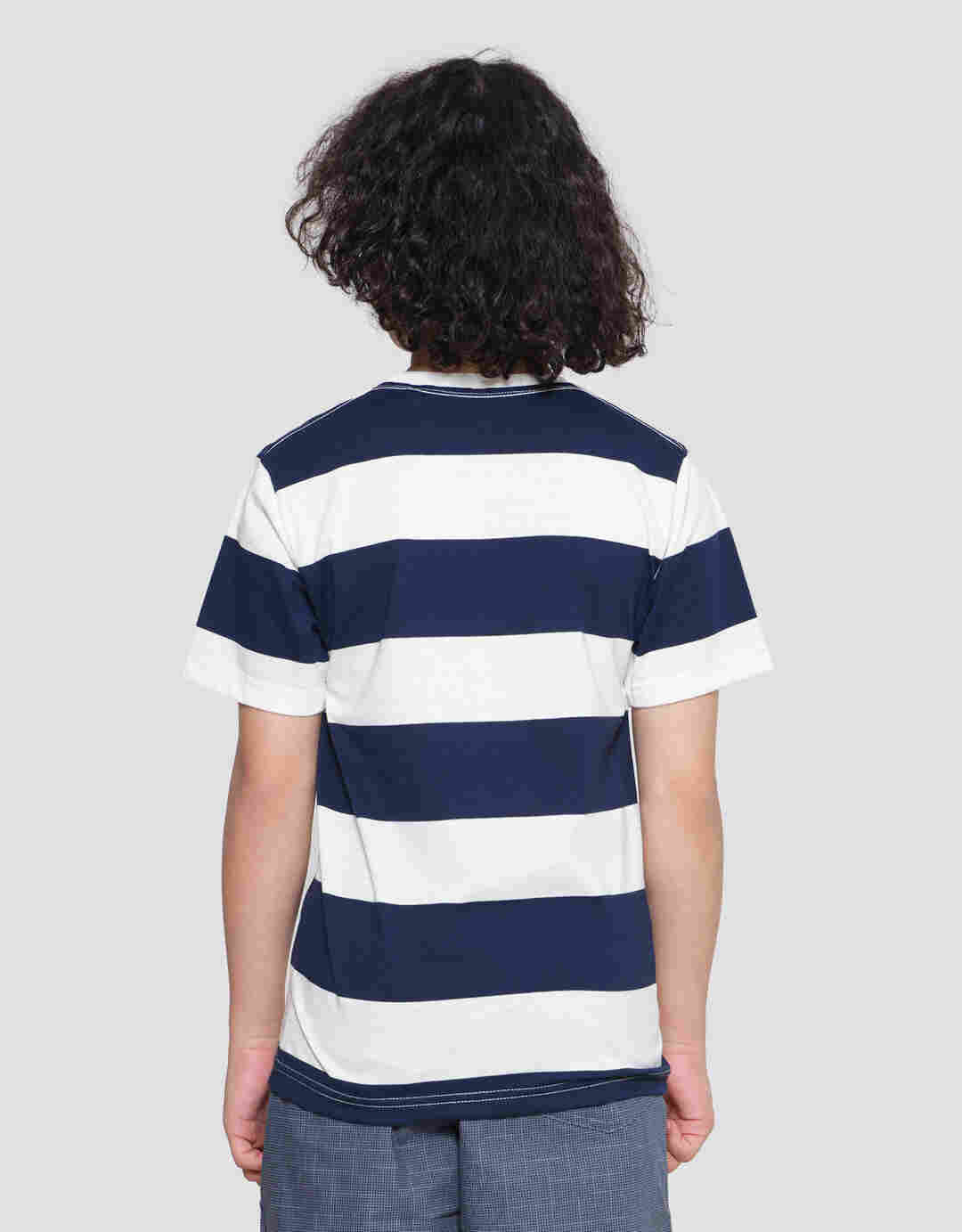 Nevada Yarndyed Stripe Boys Short Sleeve T-Shirt