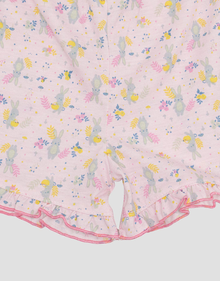 Pipiniko Flower Print Celana Pendek Anak Bayi Perempuan