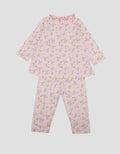 Pipiniko Full Print Bunny Baju Tidur Set Anak Perempuan