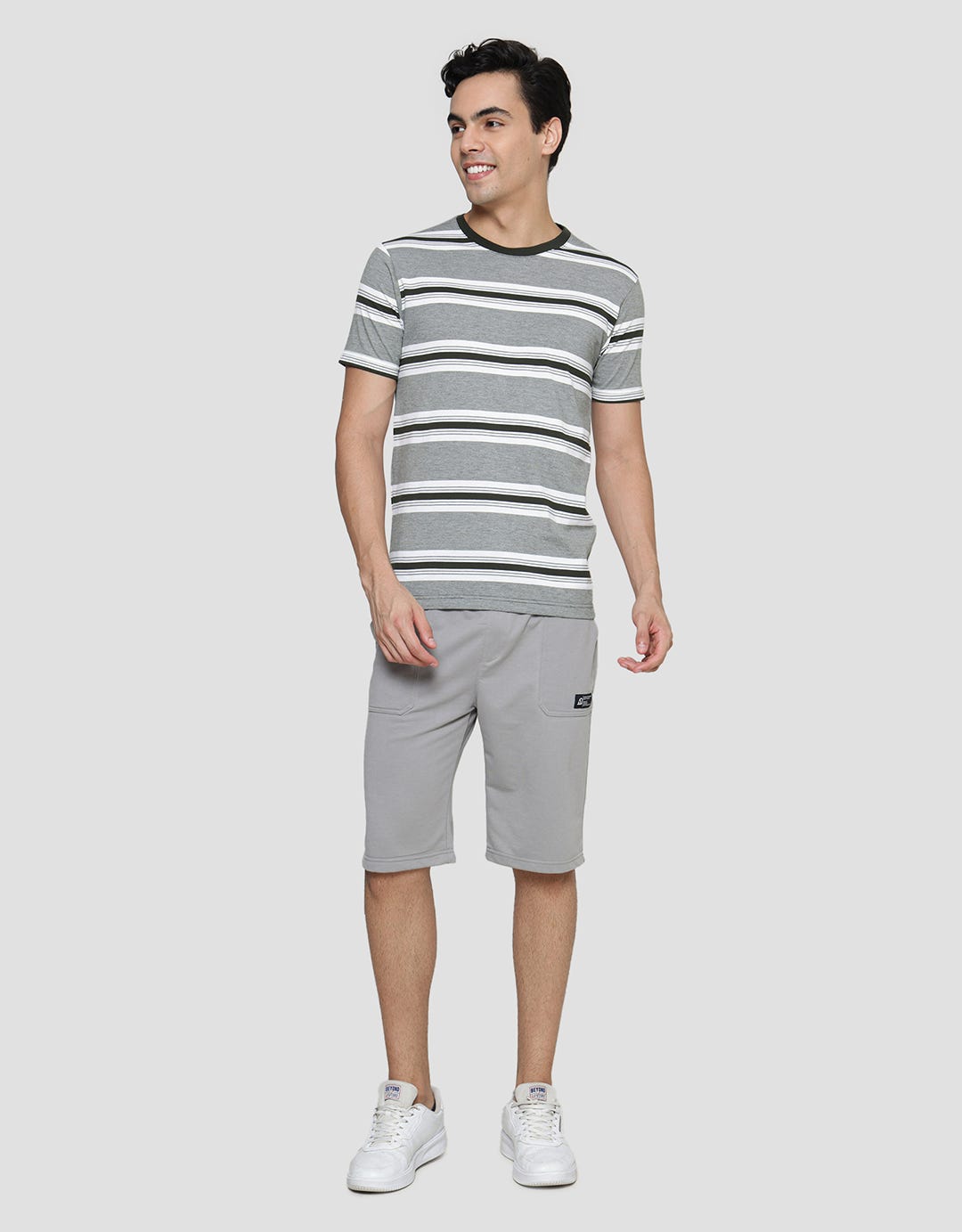 Cole Reg Stripe Motif Men's Short Sleeve T-Shirt
