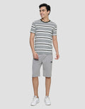 Cole Reg Stripe Motif Men's Short Sleeve T-Shirt