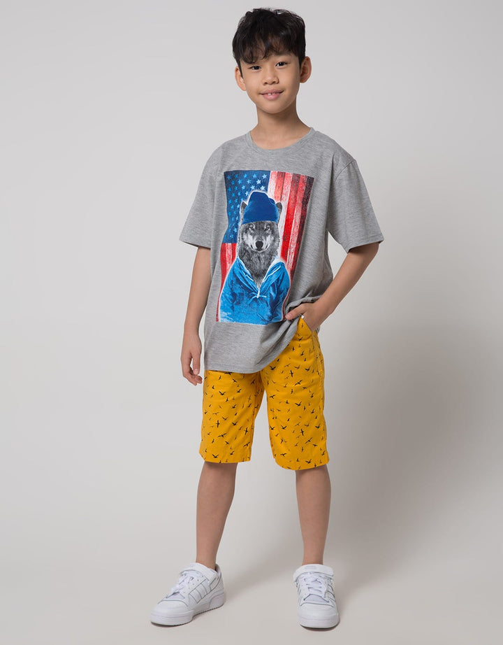 Nevada Crop Motif Ki Full Print Small Eagle