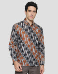 Adikusuma Kemeja Body Fit Batik Parang Pria