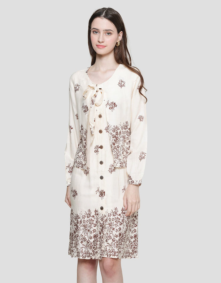Arjuna Weda Batik Small Flower1 Women's Tunic