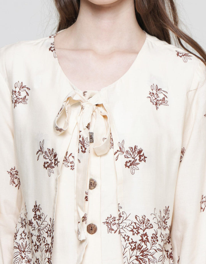 Arjuna Weda Batik Small Flower1 Women's Tunic