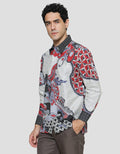 Arjuna Weda Body Fit Batik Sawat Ganggengan Men's Shirt