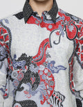 Arjuna Weda Body Fit Batik Sawat Ganggengan Men's Shirt
