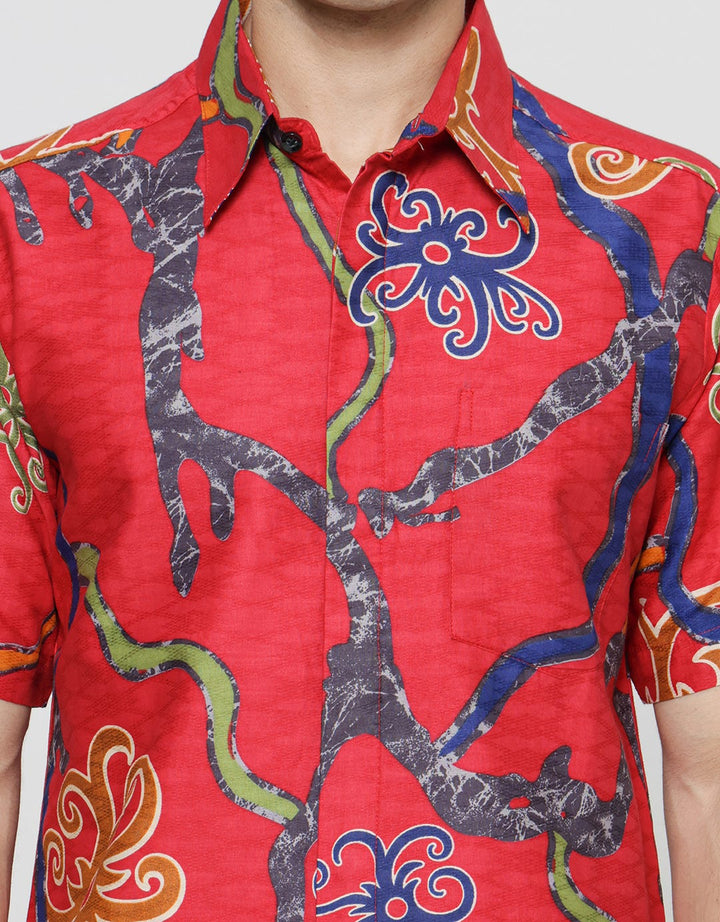 Arjuna Weda Hem Body Fit Batik Cumik Pria