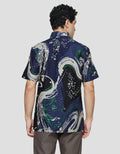 Arjuna Weda Body Fit Batik Abstrak 1 Hem Pria