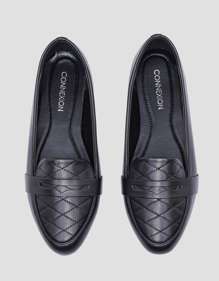 Connexion Mjh22 Cross Stitching Women's Ballerinas Shoes