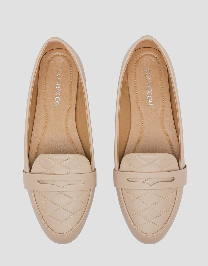 Connexion Mjh22 Cross Stitching Women's Ballerinas Shoes