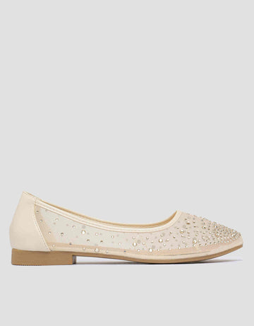 CONNEXION DZH10 BEADS ACCESSORIES SEPATU BALLERINA WANITA