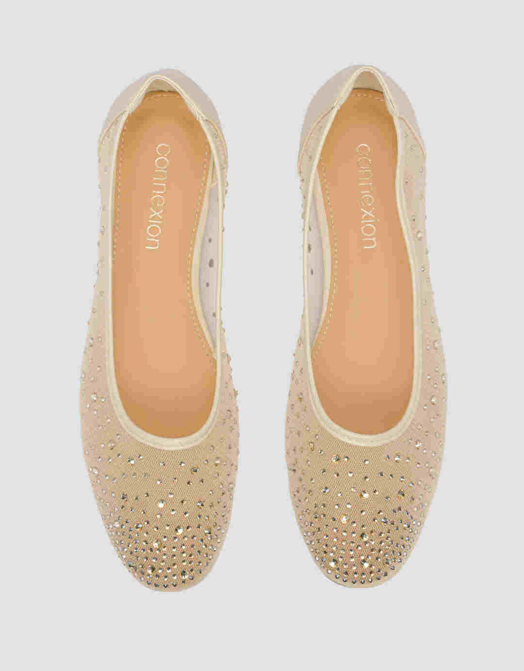 CONNEXION DZH10 BEADS ACCESSORIES SEPATU BALLERINA WANITA