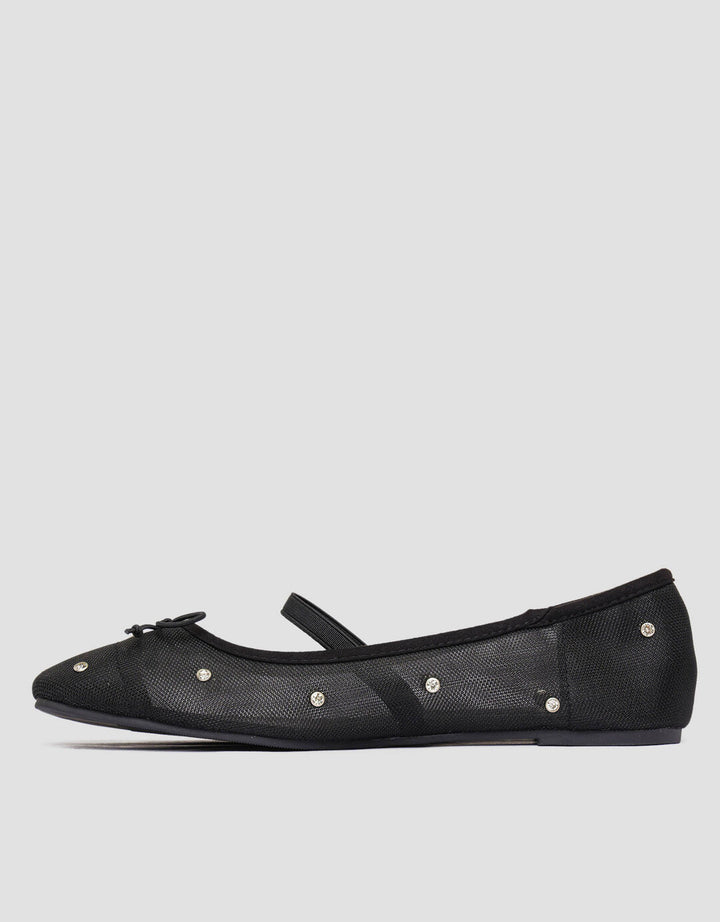 Connexion Studded Sepatu Ballerina Wanita