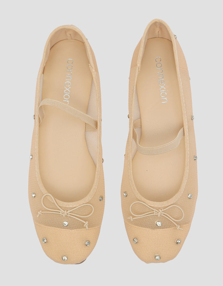 Connexion Studded Sepatu Ballerina Wanita