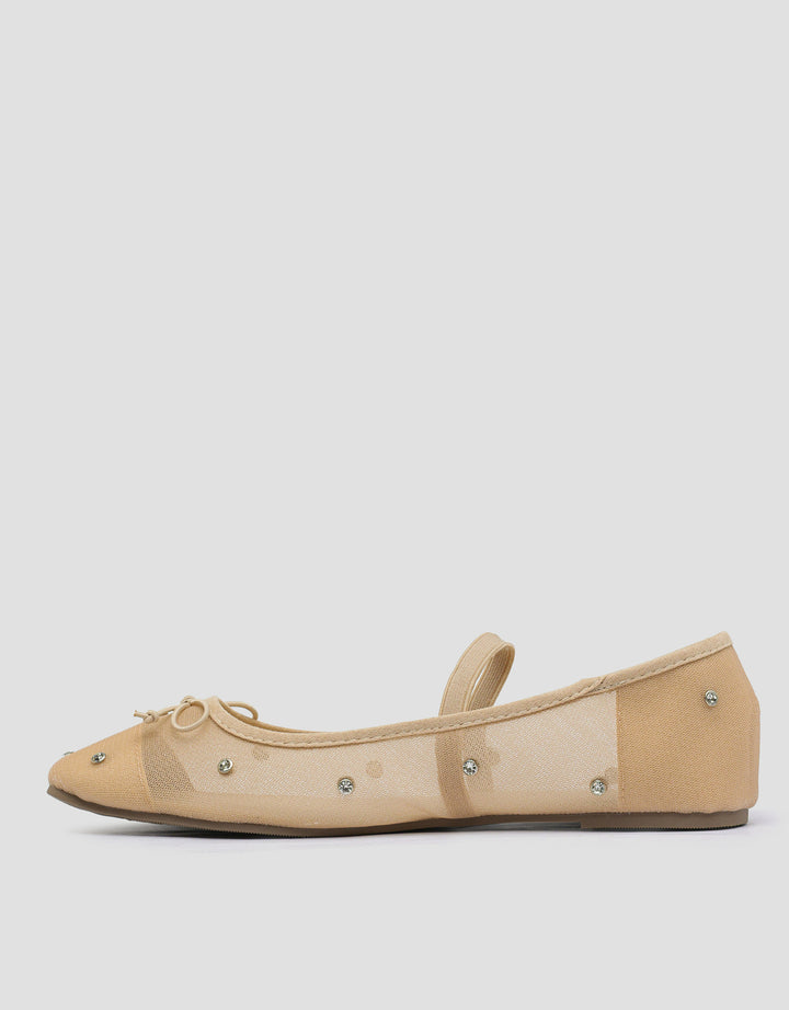 Connexion Studded Sepatu Ballerina Wanita