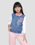 Little M Bordir Patch Jaket Anak Perempuan