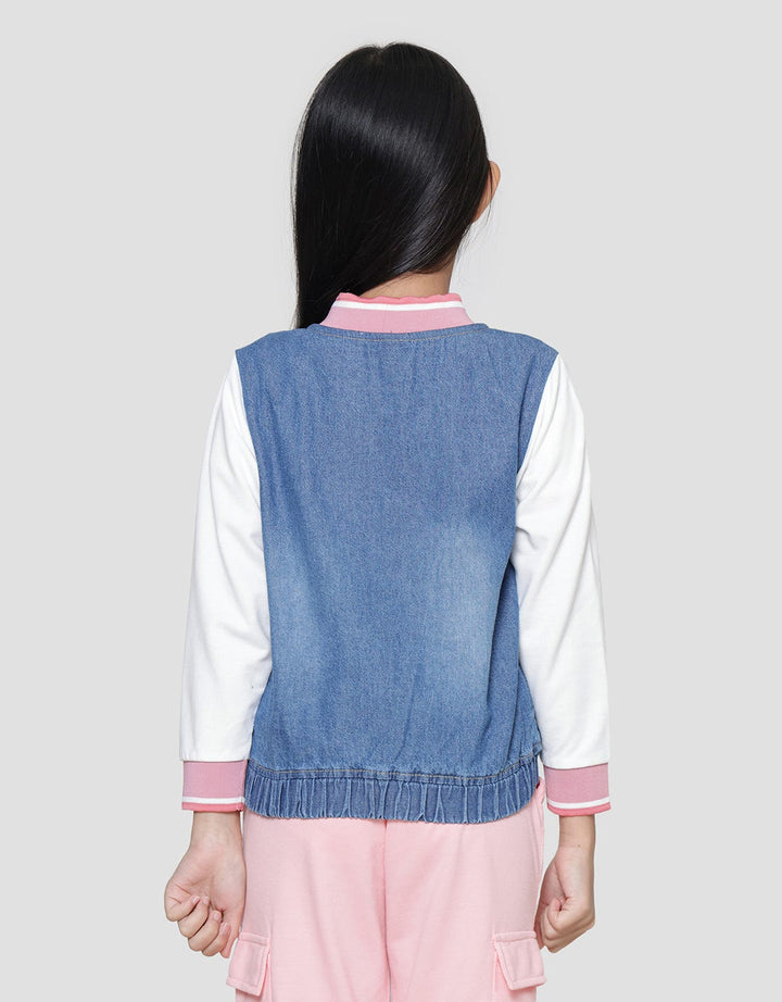 Little M Bordir Patch Jaket Anak Perempuan