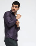 Cole Long Sleeve Shirt Texture Diagonal
