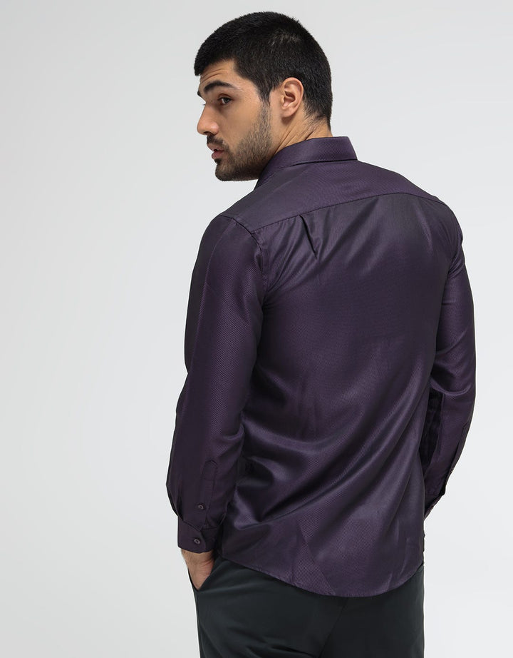 Cole Long Sleeve Shirt Texture Diagonal