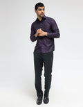 Cole Long Sleeve Shirt Texture Diagonal