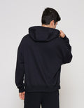 ZES Hoodie Basic Drake Fit Sweater Pria JHA301
