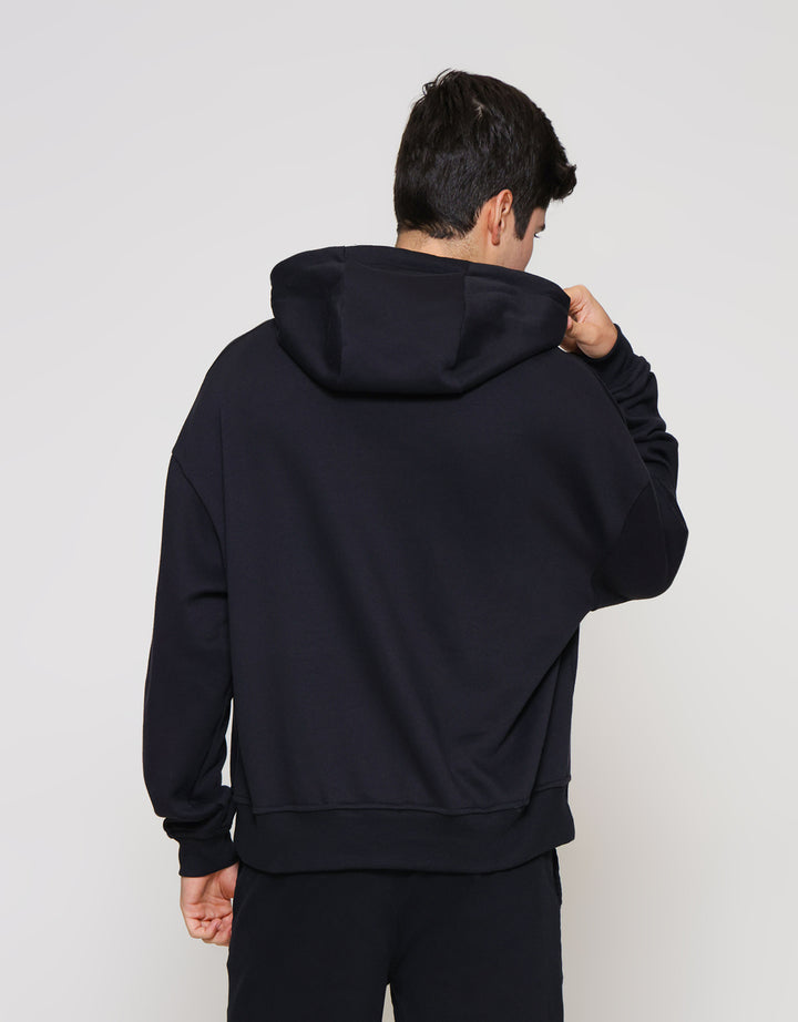 ZES Hoodie Basic Drake Fit Sweater Pria JHA301