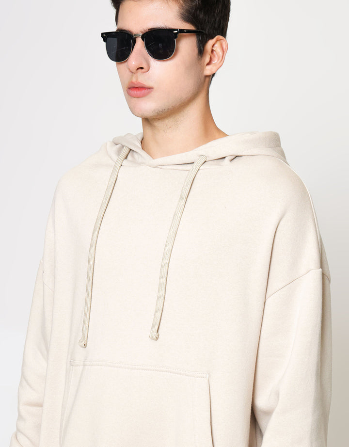 ZES Hoodie Basic Drake Fit Sweater Pria JHA301