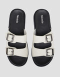 Nevada Double Buckle Sandal Slipper Wanita