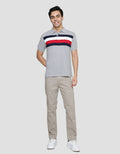 Cole Print Tripe Stripe Men's Polo Shirt