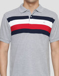 Cole Print Tripe Stripe Men's Polo Shirt