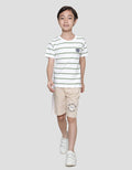 Little M Superstar Print Kaos Anak Laki-laki