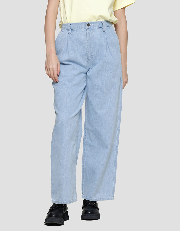 Connexion Straight Celana Panjang Denim Wanita