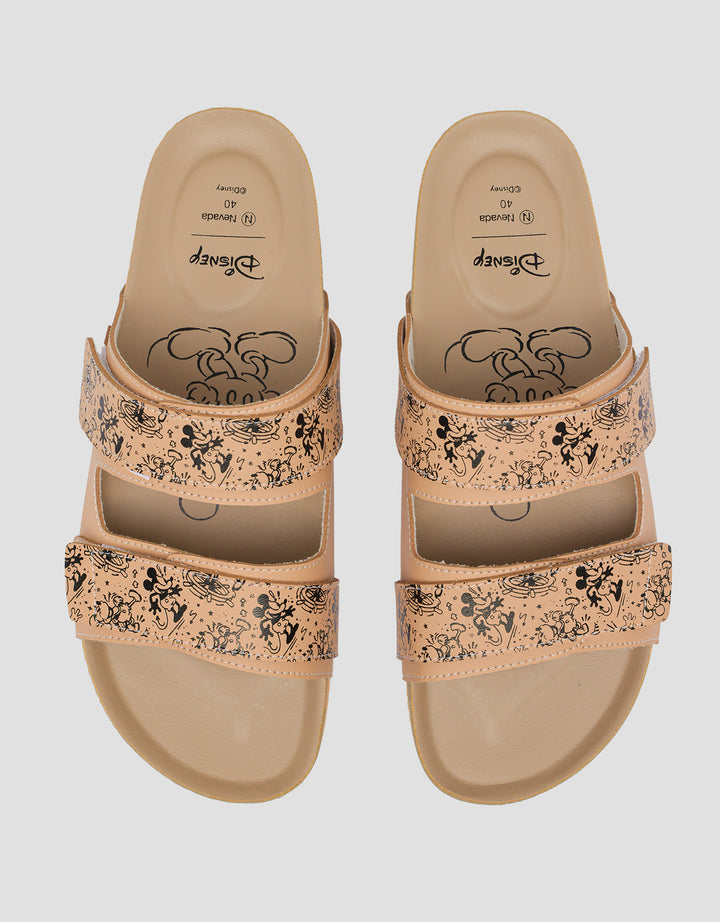 Disney Print Mickey Sandal Slipper Wanita