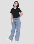 Connexion Straight Lvbnto Celana Panjang Denim Wanita