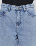 Connexion Straight Lvbnto Celana Panjang Denim Wanita