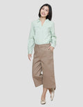 St. Yves 7/8 Length Sateen Stretch Celana Coullote Wanita