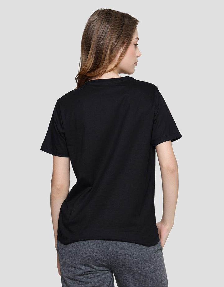 Disney Mickey Mouse Print Kaos Wanita