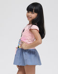 Disney Dress Komb Denim Minnie Spring Palms