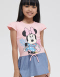 Disney Dress Komb Denim Minnie Spring Palms